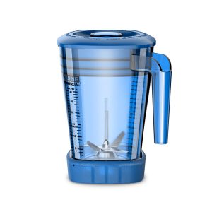 Waring CAC93XI-06 Mx Series Blender Container, 1.4 Liter (48 Oz.), 0.31 Cu. Ft. Capacity, Copolyester, Blue - Image 1