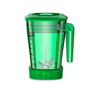 Waring CAC93XI-12 Mx Series Blender Container, 1.4 Liter (48 Oz.), 0.31 Cu. Ft. Capacity, Copolyester, Green - Image 1