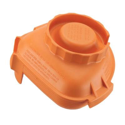 Vitamix 58994 Blender Lid, One-Piece, Orange Rubber | Global Restaurant ...