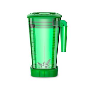 Waring CAC95-12 The Raptor Blender Container, 64 Oz. Capacity, Green, Bpa Free, Copolyester, Stackable - Image 1